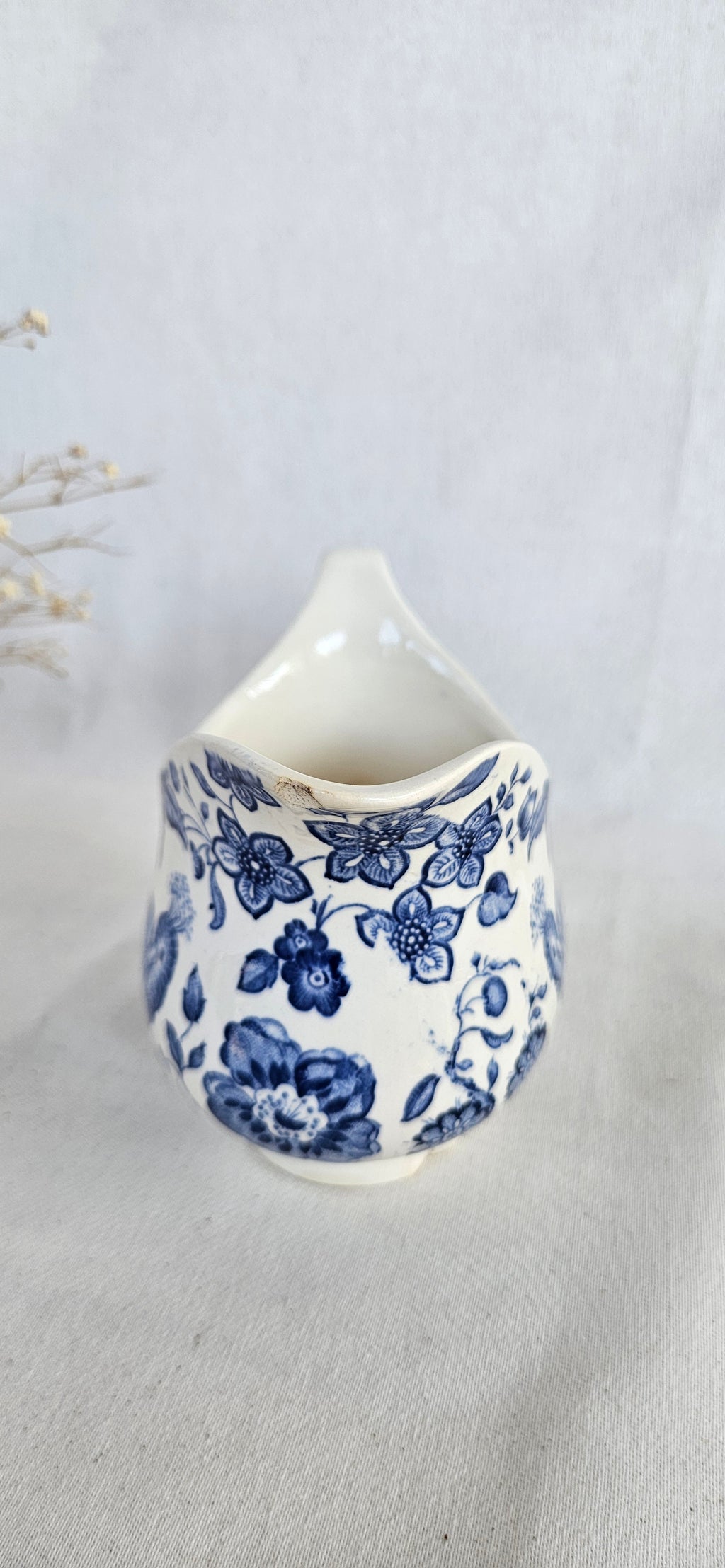 Saucière Villeroy & Boch Paradiso en faïence bleue et blanche