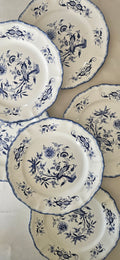 Lot 6 assiettes Sarreguemines Lancaster 25 cm