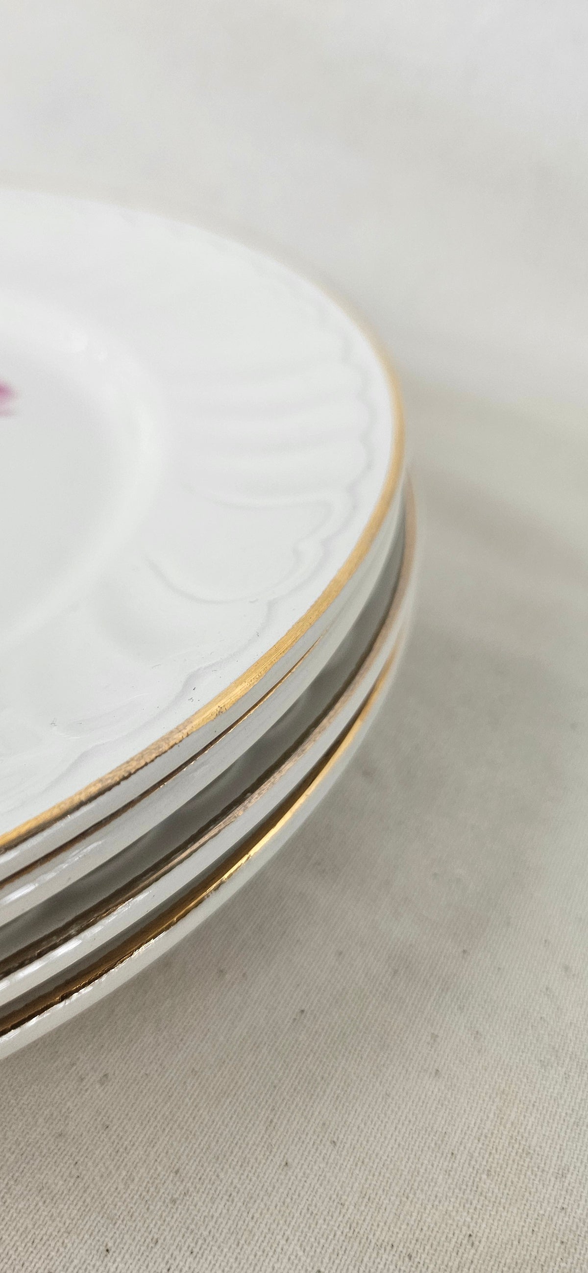 4 Assiettes Plates K&G Lunéville-Badonviller France